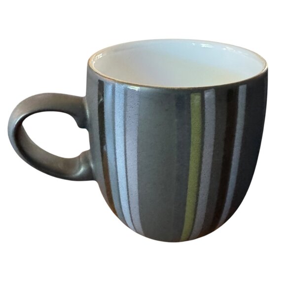 Denby-Langley Jet Stripes Pattern Mugs Set 2 Discontinued Replacements Additions - Picture 3 of 16